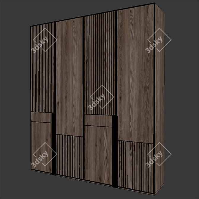 Sleek Shelf Design 008 3D model image 3