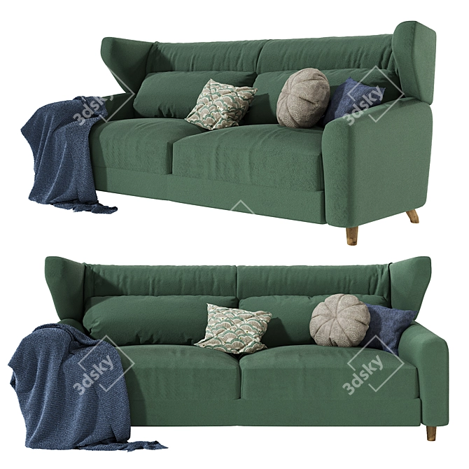 Modern Sancal FOLK Sofa 3D model image 1