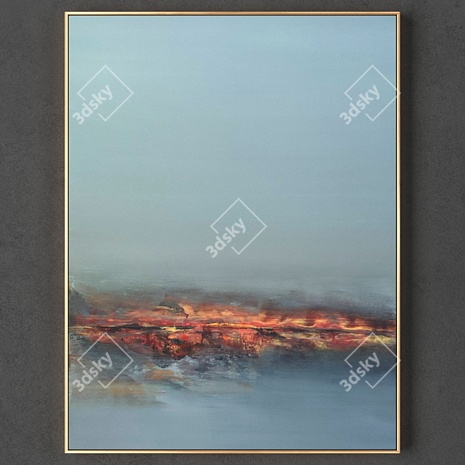 Dual Frame Painting Set 3D model image 1