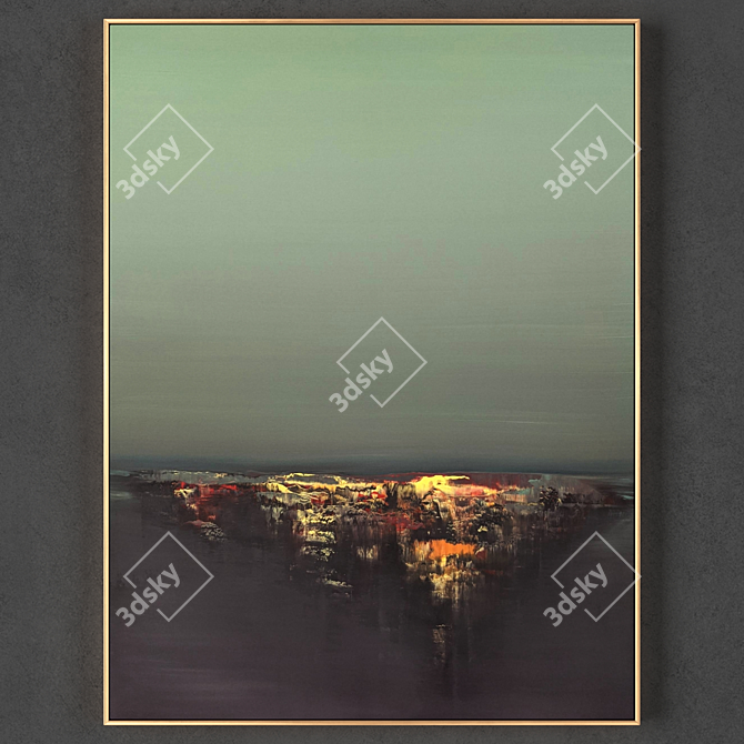 Dual Frame Painting Set 3D model image 2