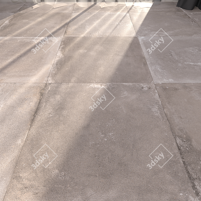 FLAVIKER Ash Backstage: Versatile Floor Tiles 3D model image 1