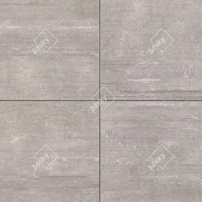 Smoke Hangar: 120x120 Floor Tile 3D model image 2