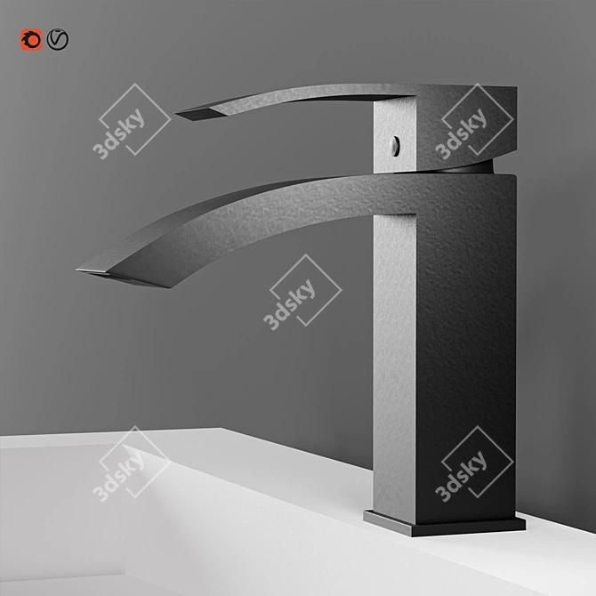 Sleek Custom DuPont Basin 3D model image 5