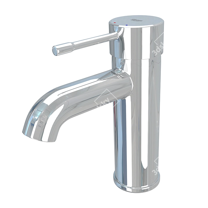 Modern GROHE Essence Faucet Set 3D model image 4