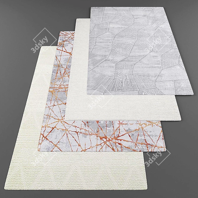 Modern Style Rugs Collection 3D model image 1