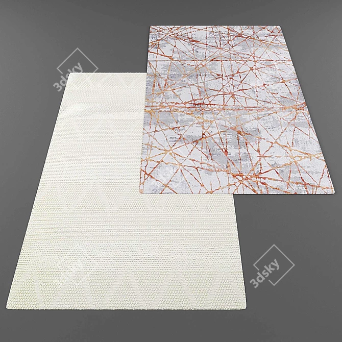 Modern Style Rugs Collection 3D model image 3
