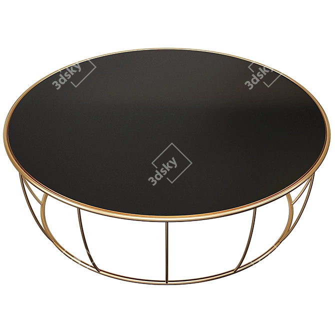 Modern Amburgo Coffee Table 3D model image 2