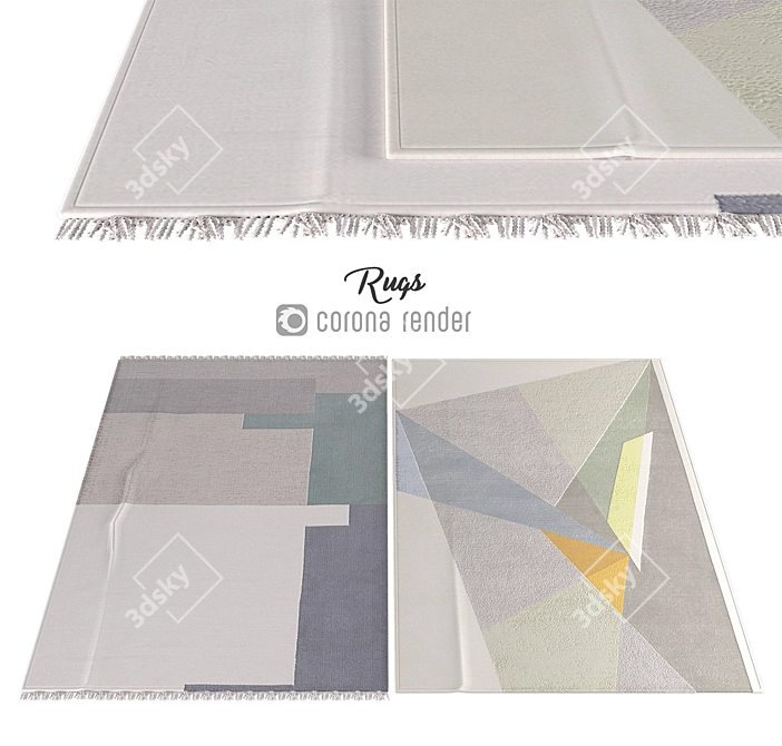 280 330 Polys Carpets 3D model image 1