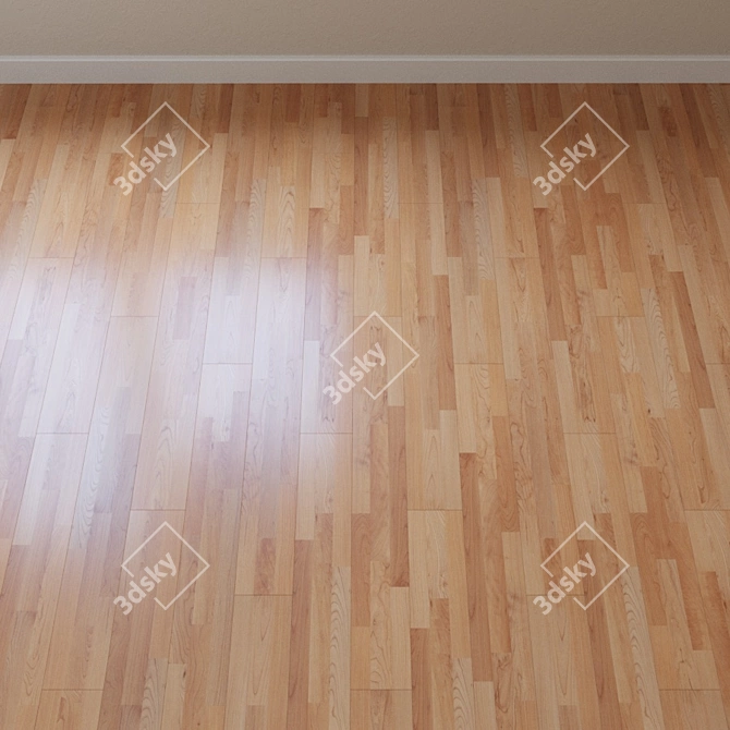 Rustic Monticello Cherry Wood 3D model image 2