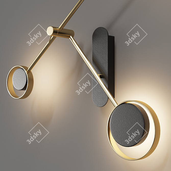 Sleek TINT TRIO Lamps by Lampatron 3D model image 1