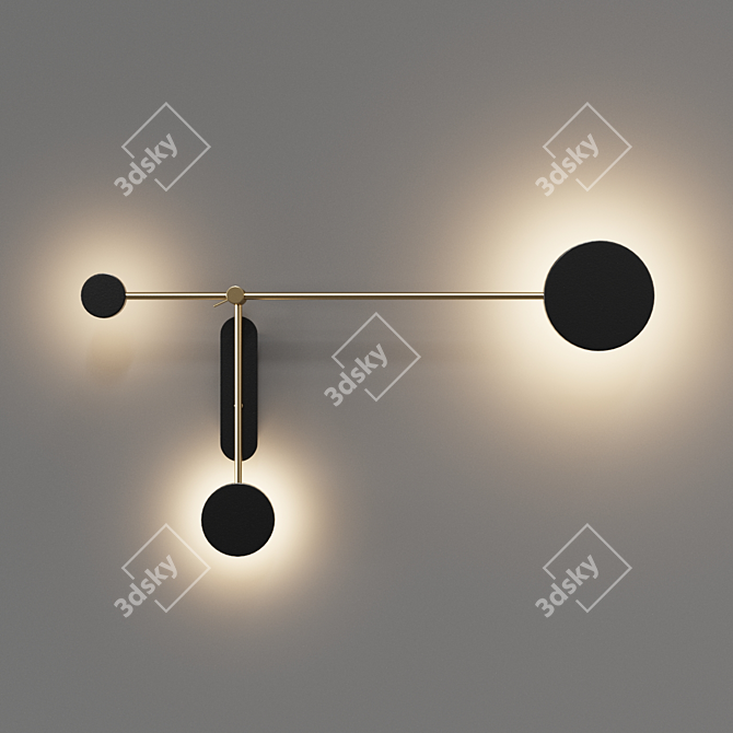 Sleek TINT TRIO Lamps by Lampatron 3D model image 3