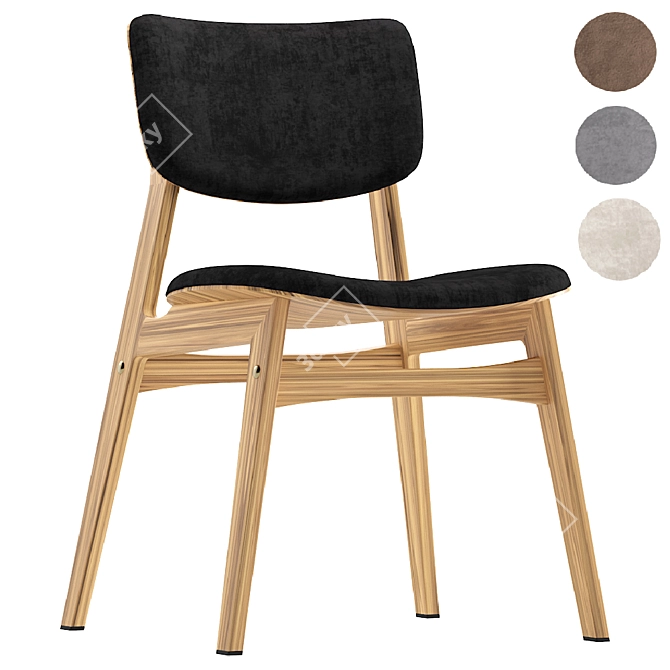 The Idea: Modern Soft Chair 3D model image 1