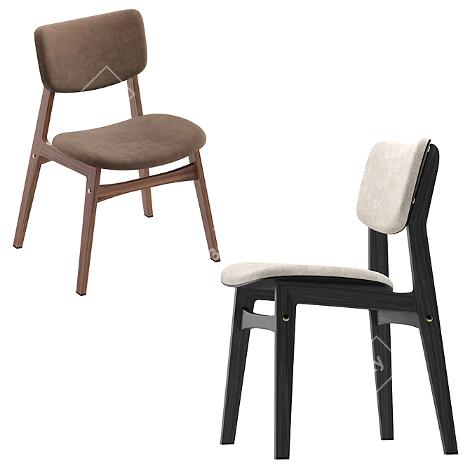 The Idea: Modern Soft Chair 3D model image 4