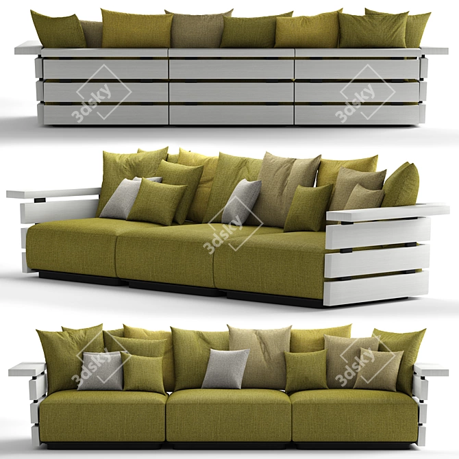 Ontario Sofa: Comfort Redefined 3D model image 1