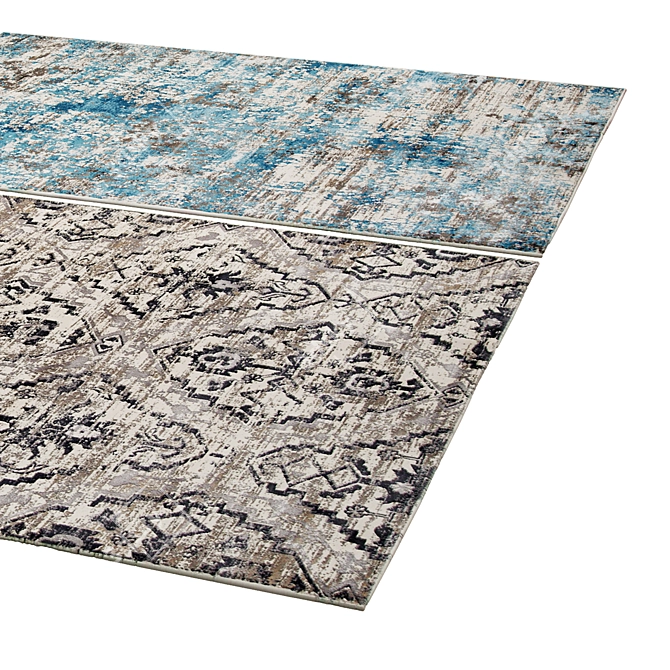 Elegant Polys Rug 233 3D model image 2