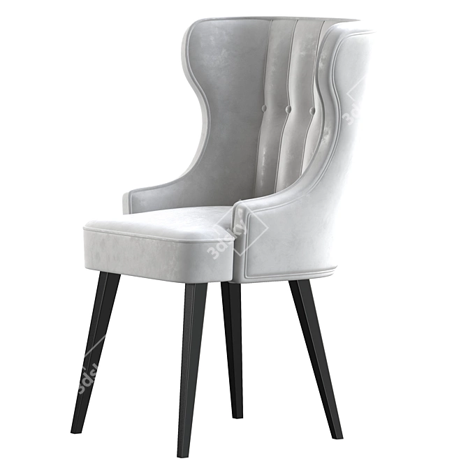 Versave Home Armchair: Stylish Comfort 3D model image 2