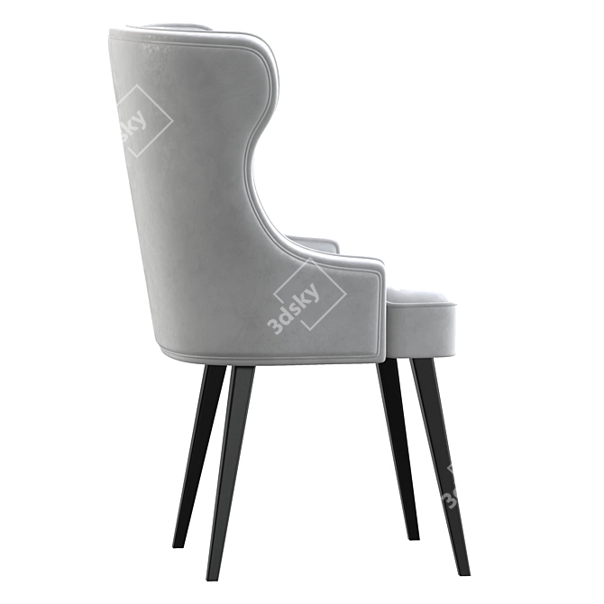 Versave Home Armchair: Stylish Comfort 3D model image 4