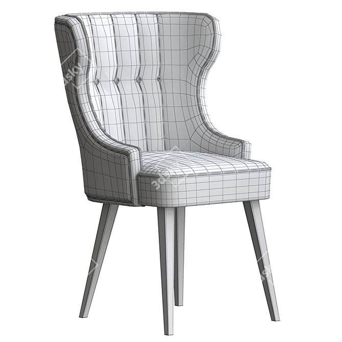 Versave Home Armchair: Stylish Comfort 3D model image 5