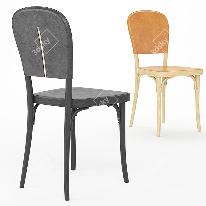 Modern Cafe Chair: Vilda 4 3D model image 2
