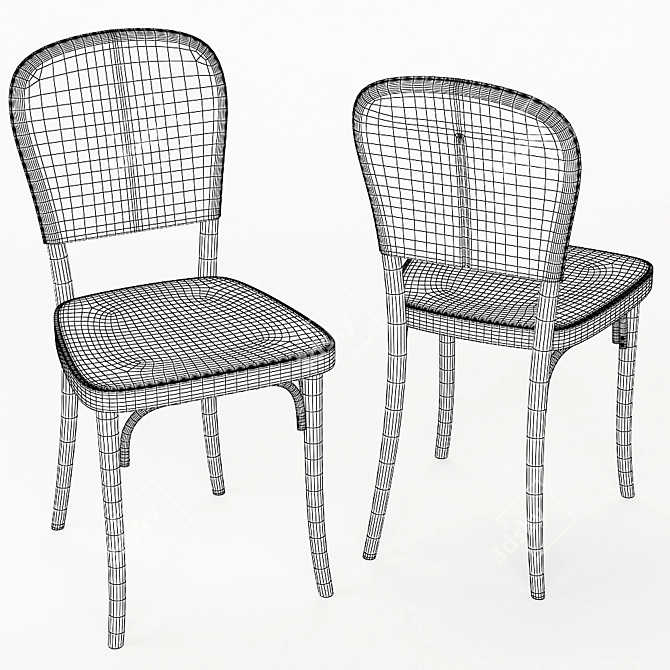 Modern Cafe Chair: Vilda 4 3D model image 5