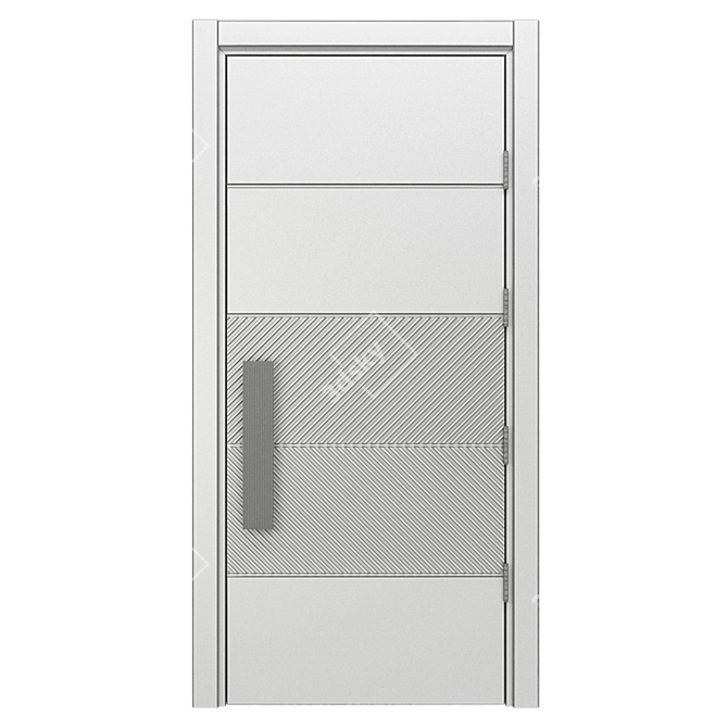 Lecate Sliced Walnut Door 3D model image 5