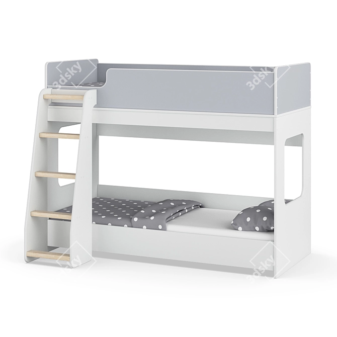 Legenda K42D + LP42A Modular Children's Bed 3D model image 2