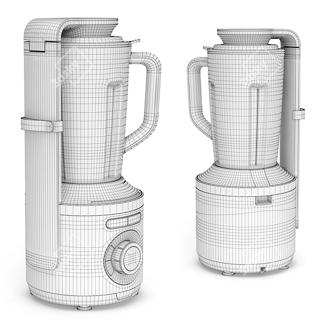 Bosch VitaMaxx Vacuum Blender: Unleash Healthy Creations! 3D model image 5