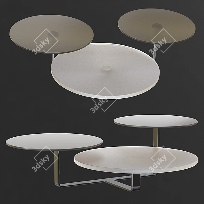 Elegant Tiago Coffee Table 3D model image 1