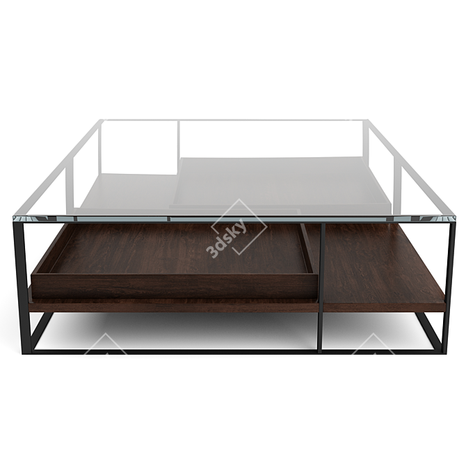  Sleek and Stylish Maxalto Lithos Coffee Table 3D model image 4