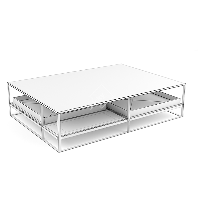  Sleek and Stylish Maxalto Lithos Coffee Table 3D model image 5