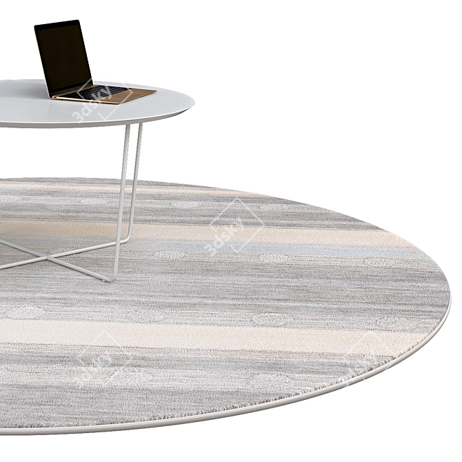 Cirqua - Luxurious Circular Rugs 3D model image 2