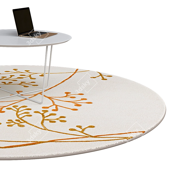 Elegant Circle Rugs | No. 155 3D model image 2