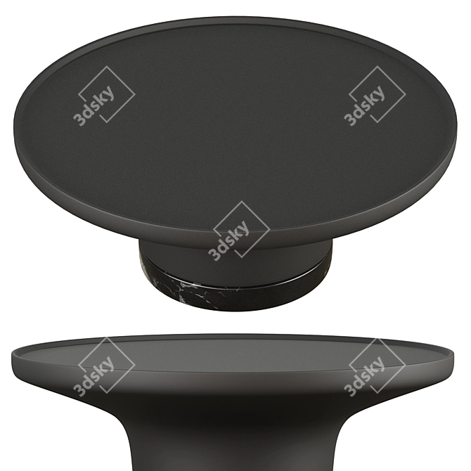 Minimalist Scandinavian Coffee Table 3D model image 2