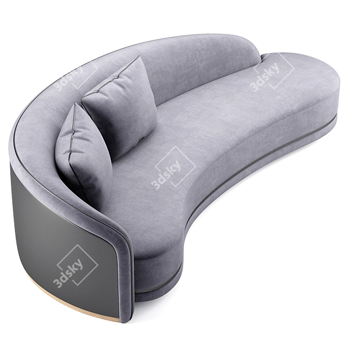 Mouna: Premium Sofa and Chair 3D model image 3