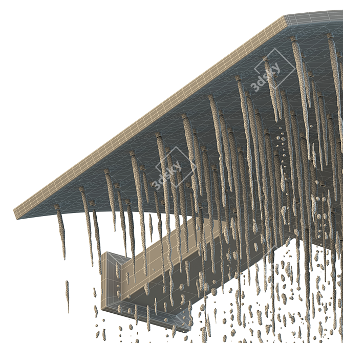 Eco-Friendly Double Walk Rain Shower 3D model image 5