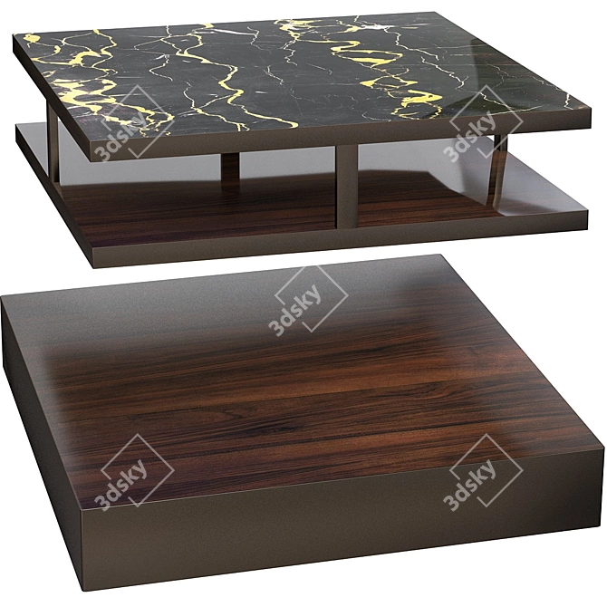 Modern Square Coffee Table
Contemporary Wooden Table
Elegant Square Coffee Table
Sleek Square Table 3D model image 1