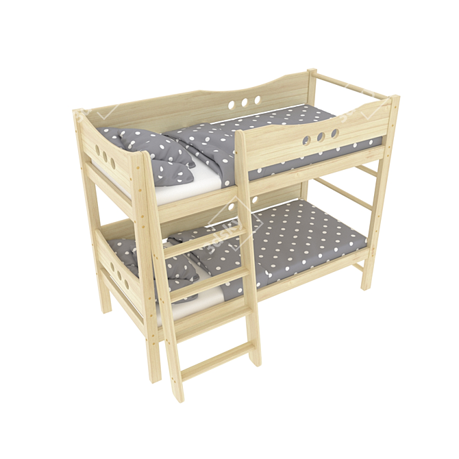 Legenda KM18B Kid's Bed 3D model image 3