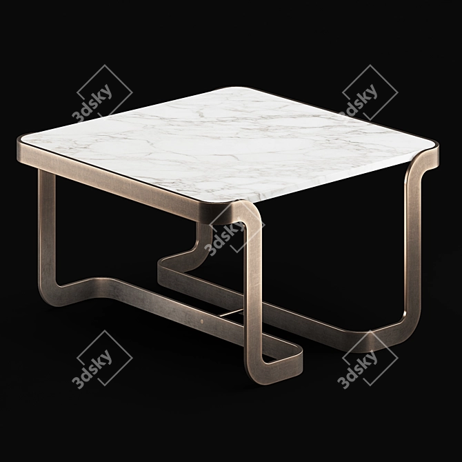 Modern T3 Mathus Coffee Table 3D model image 2