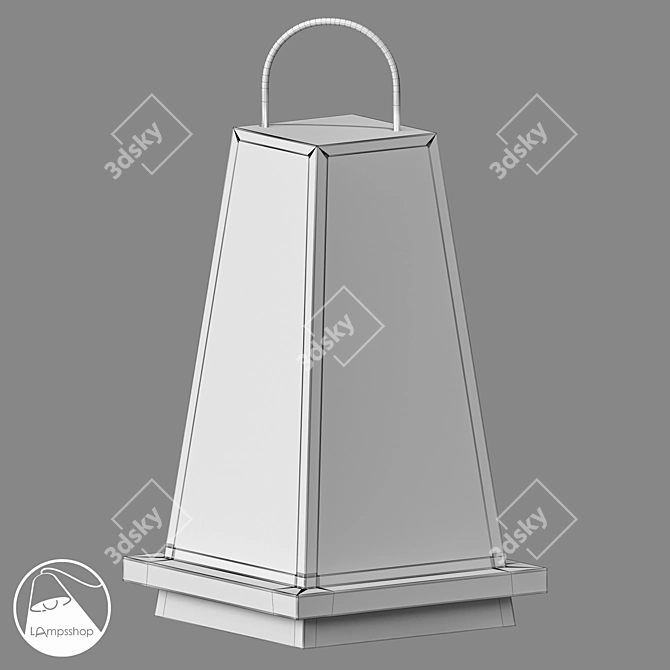 Modern Outdoor Street Lamp 3D model image 2