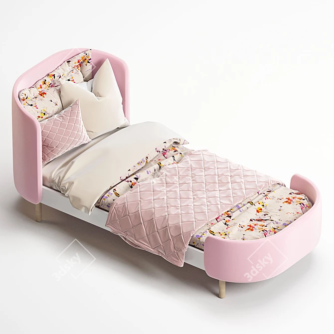 KIDI Soft Transforming Bed - Comfy & Stylish 3D model image 2