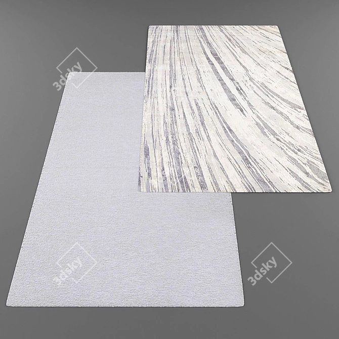 Modern Style Rug Collection 3D model image 2