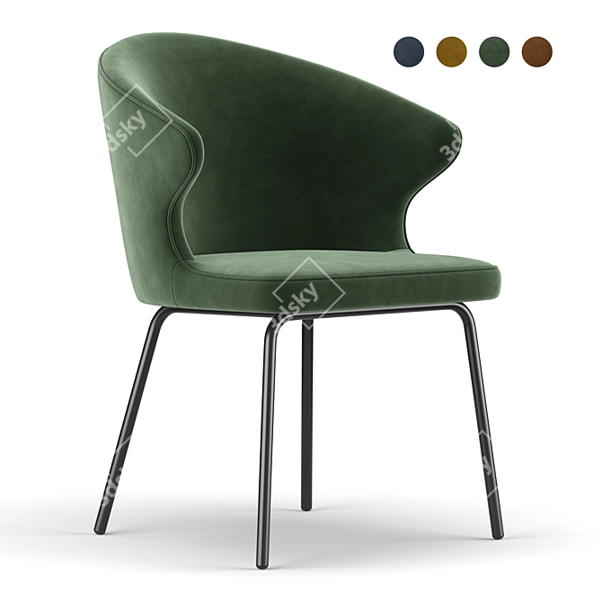 Elegance Ergonomic Seating 3D model image 1