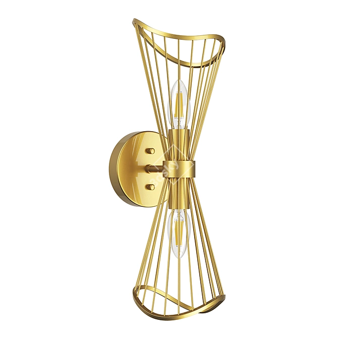 Zeta Lightstar - Stylish Modern Wall Sconce 3D model image 2