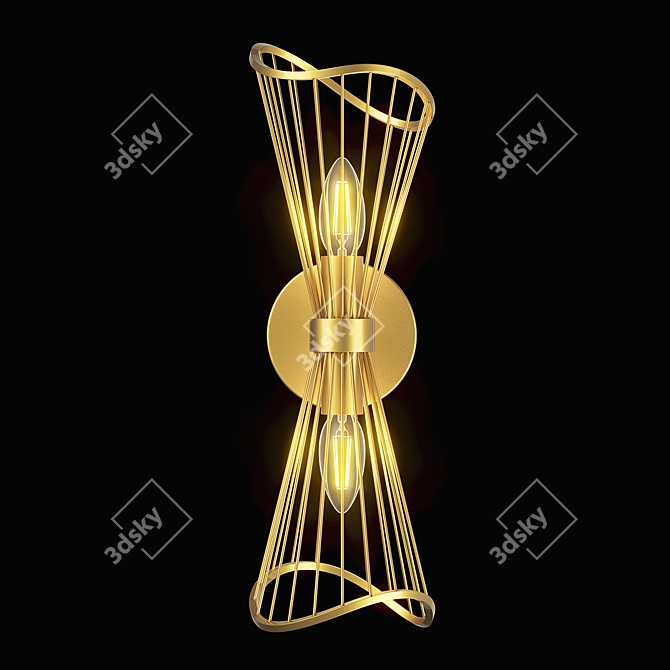 Zeta Lightstar - Stylish Modern Wall Sconce 3D model image 3