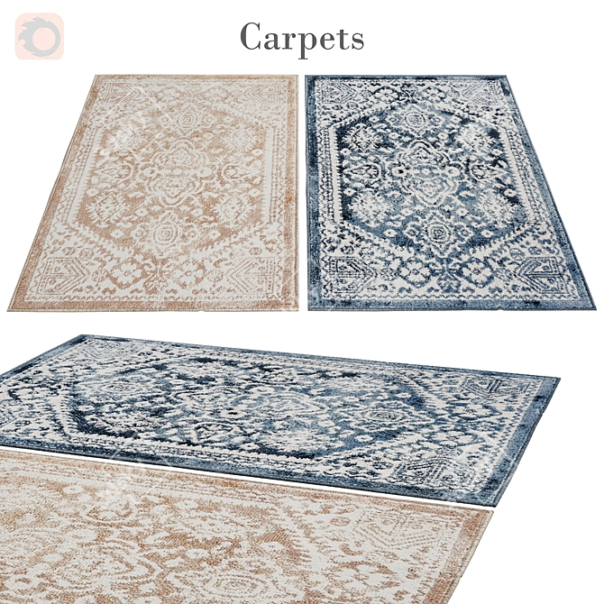 Poly Rug 267: Vibrant and Durable 3D model image 1