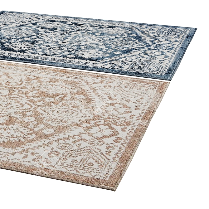 Poly Rug 267: Vibrant and Durable 3D model image 2