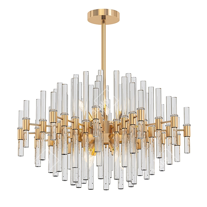 Luxxu Chandelier 80: Timeless Elegance 3D model image 1