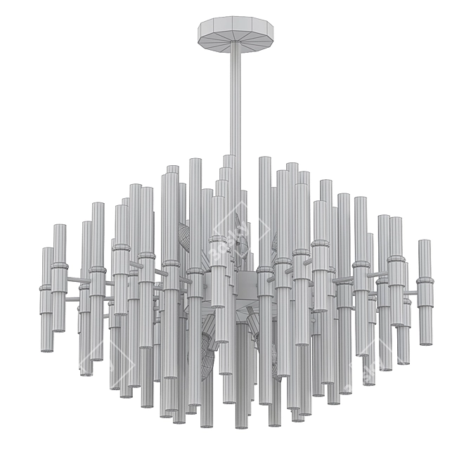 Luxxu Chandelier 80: Timeless Elegance 3D model image 2