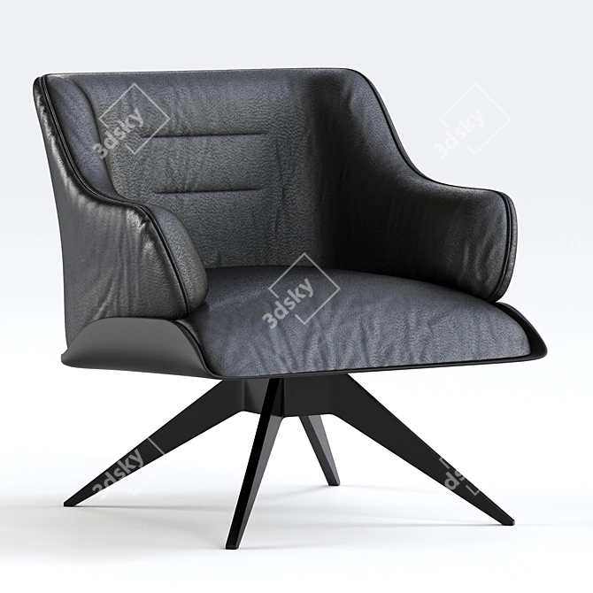 Kensington Luxury Armchair 3D model image 1