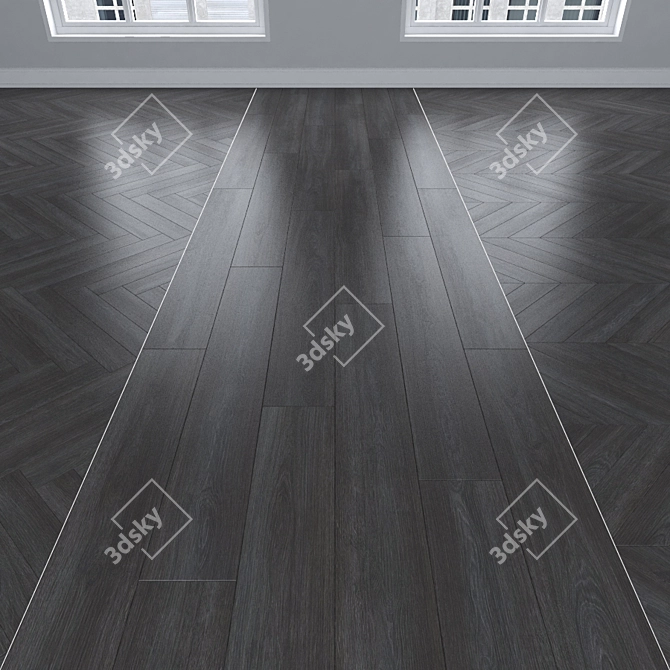 Versatile Parquet Oak | Herringbone, Linear, Chevron 3D model image 1